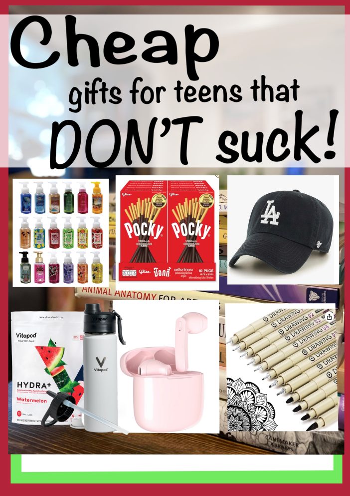 cheap gifts for teens that don't suck