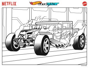 Hot Wheels Coloring Pages! Hot Wheels let's race coloring pages