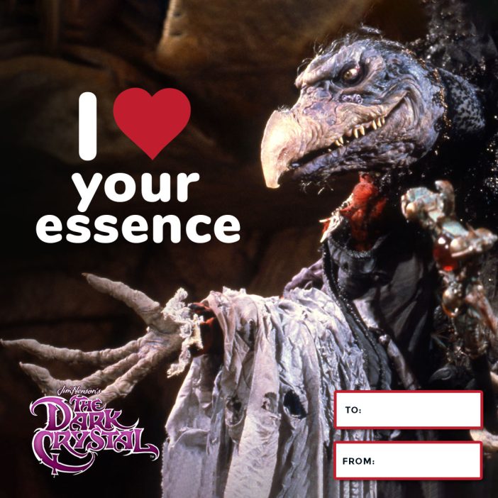The dark crystal valentines day cards