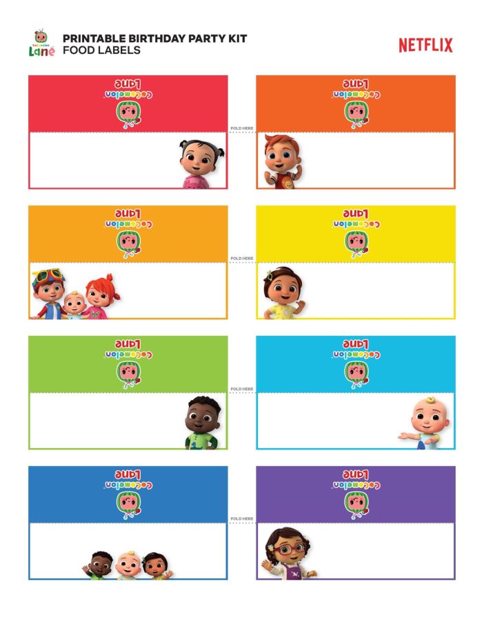 CoComelon Lane Birthday Party cards