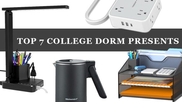 top college dorm presents