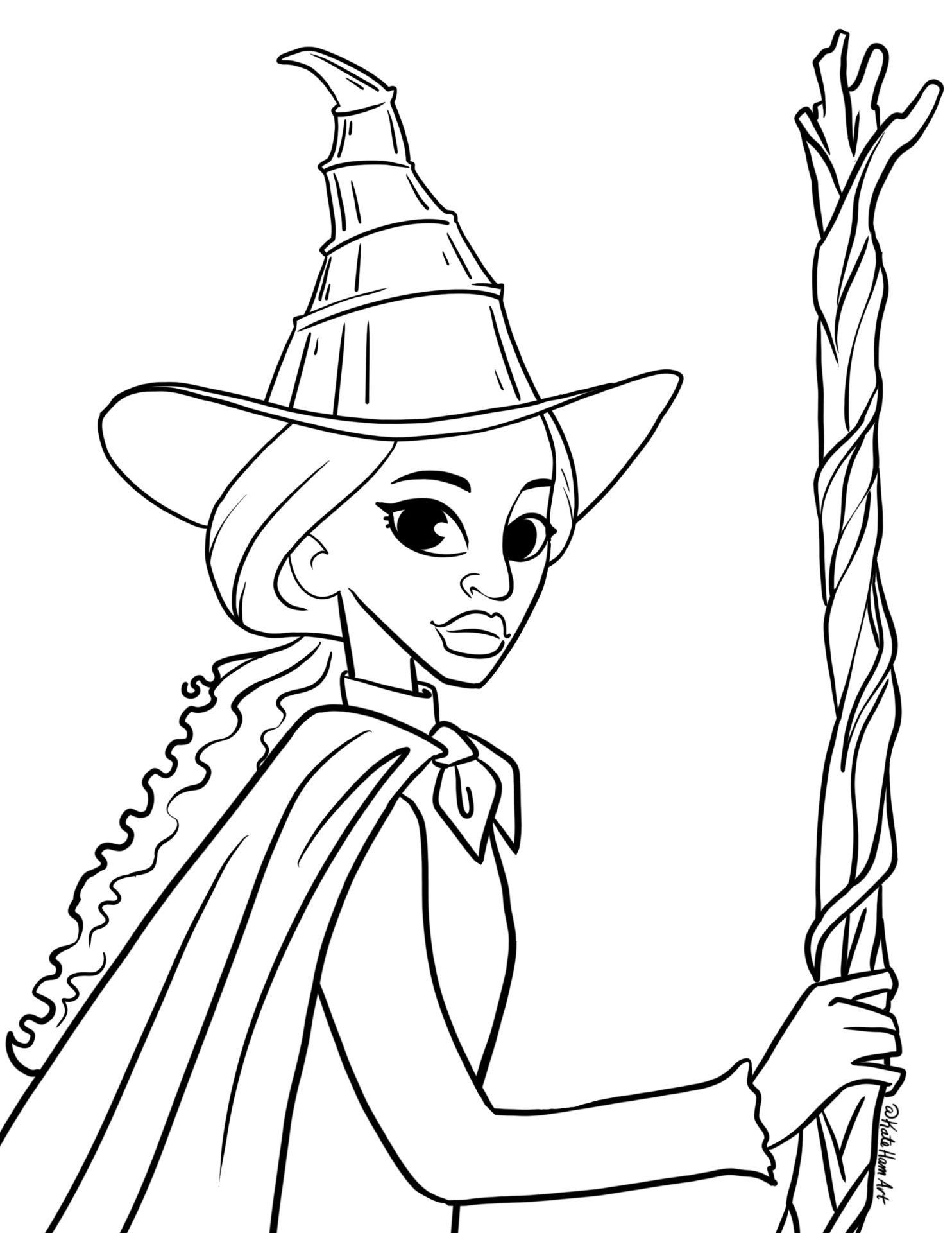 Wicked Coloring Pages - Instant download and print