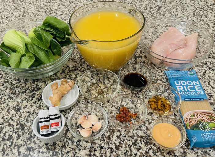 chicken bok choy noodle soup recipe easy 