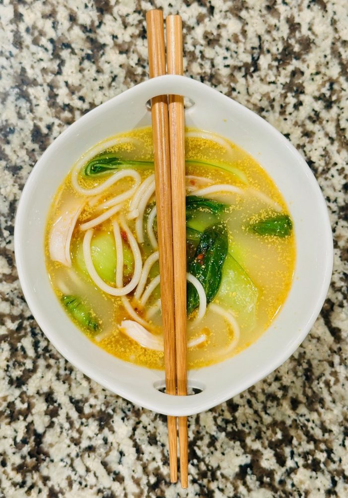 chicken udon noodle soup easy recipe