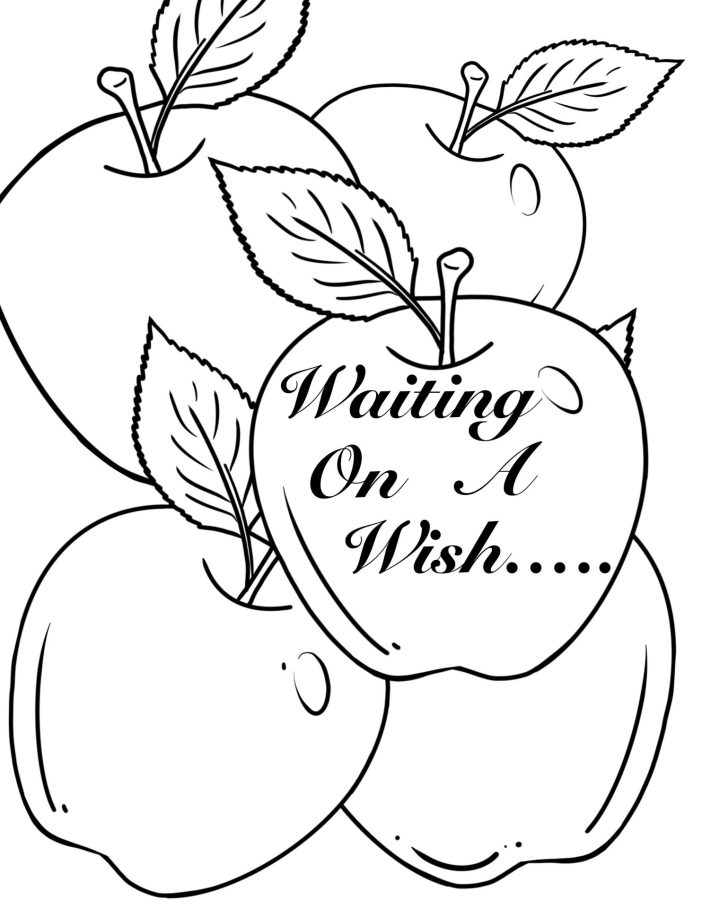 waiting on a wish coloring page
