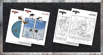 how to train your dragon printable activity pages