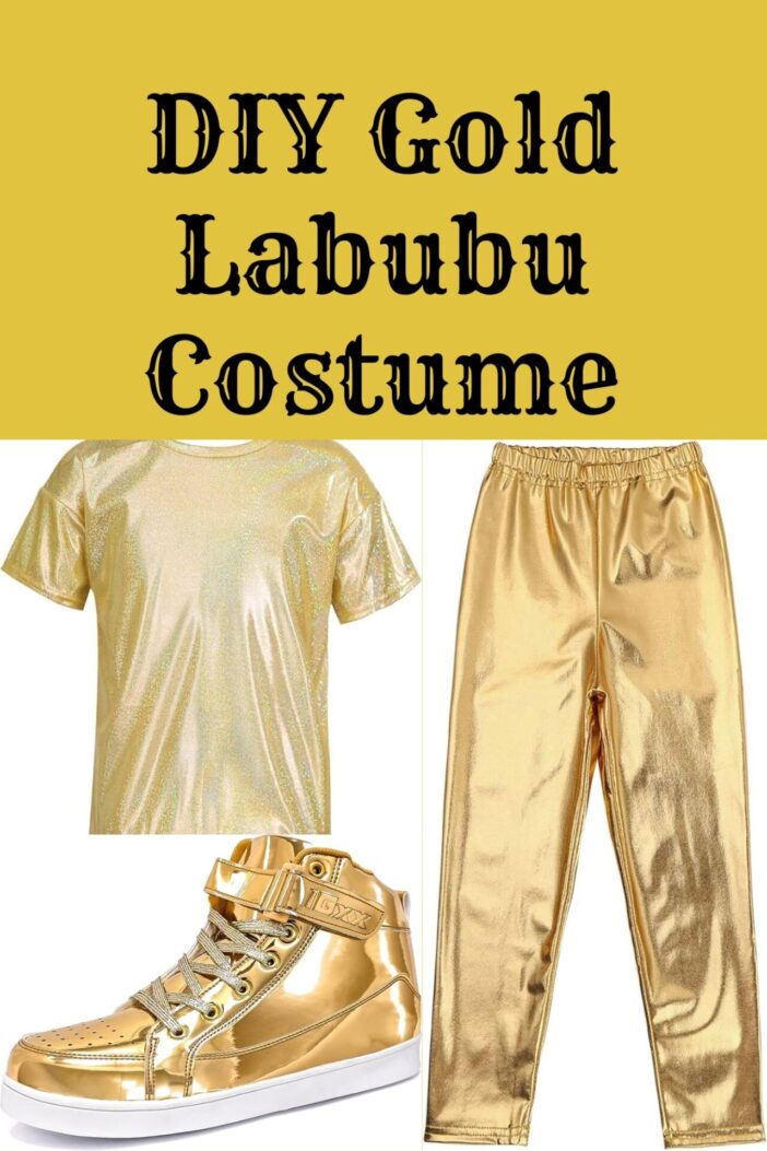 Gold Labubu Halloween Costume