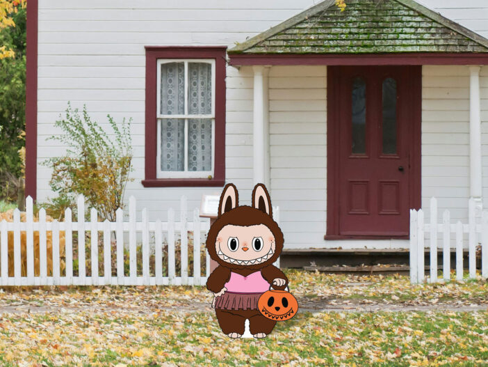 Labubu Labooboo ballerina Lawn decoration for Halloween