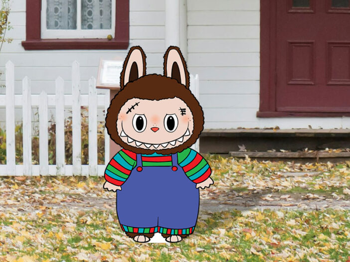 Labubu Labooboo chucky Lawn decoration for Halloween