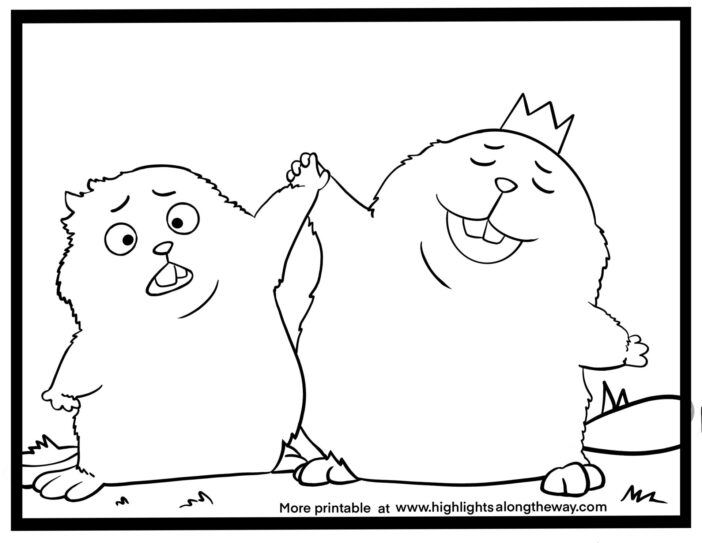 Hopper Mabel Coloring Page Disney Pixar animals instant download