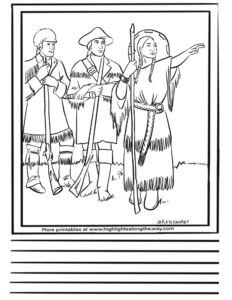 Sacajawea Coloring Page