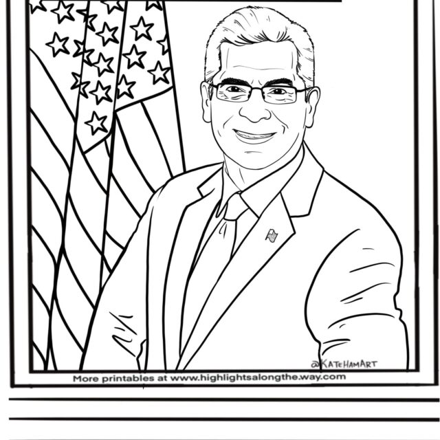 xavier becerra coloring page