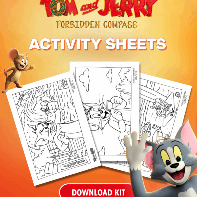 tom and jerry printable activity sheets