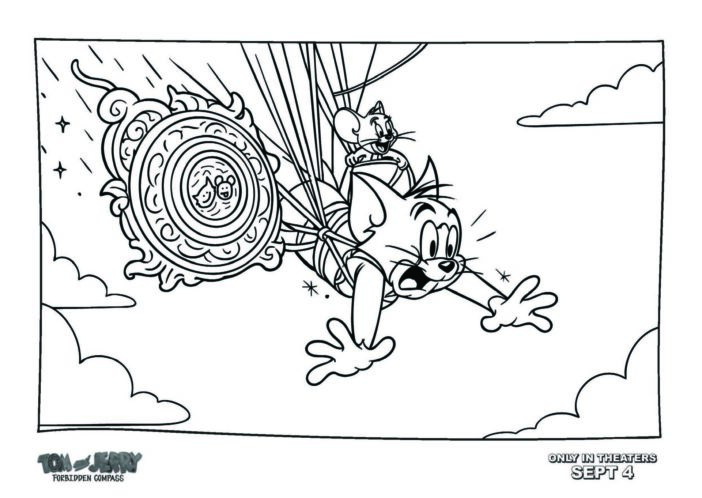 tom and jerry movie activity sheets