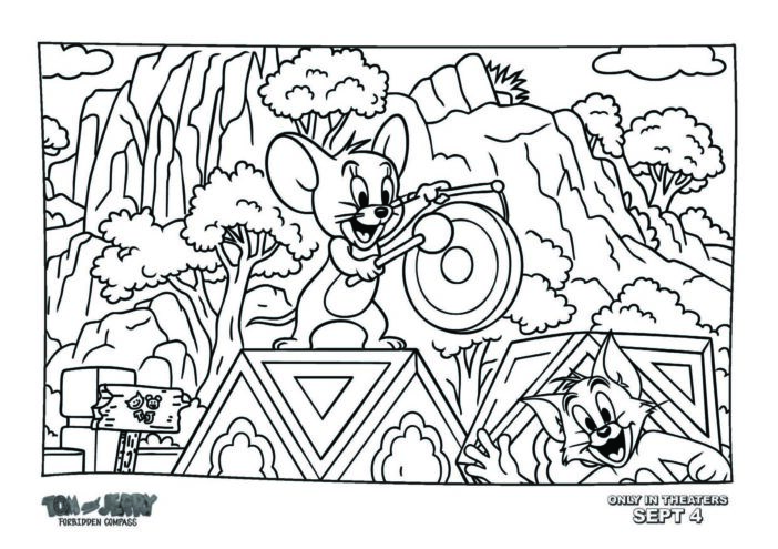 tom and jerry free printable activity sheets and coloring pages