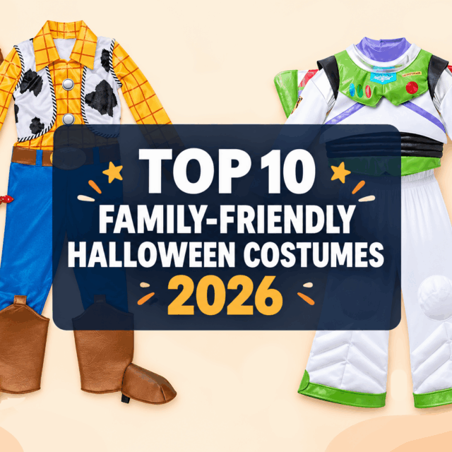 Woody and Buzz Lightyear costumes for a family-friendly Halloween costume roundup